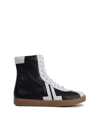 Mini-me high-top leather trainers - Cargo blue