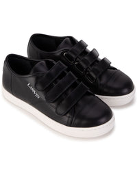Basic leather sneakers - Black