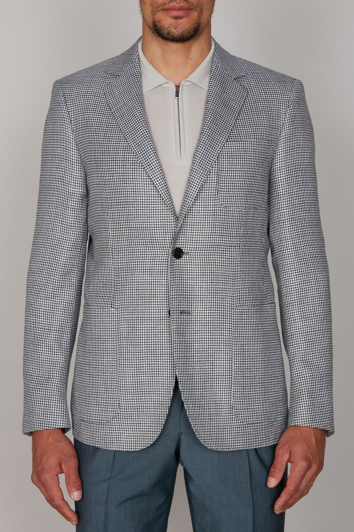 Veste de costume New London en laine - Soft Grey
