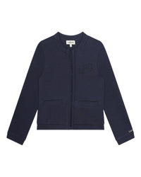 Cardigan avec bande strassée - Indigo