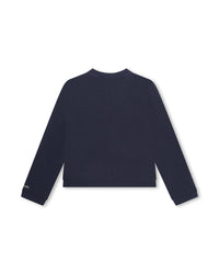 Cardigan avec bande strassée - Indigo