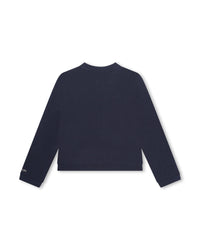 Cardigan avec bande strassée - Indigo