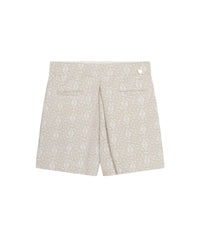 Jupe short avec logo en coton - Lumière
