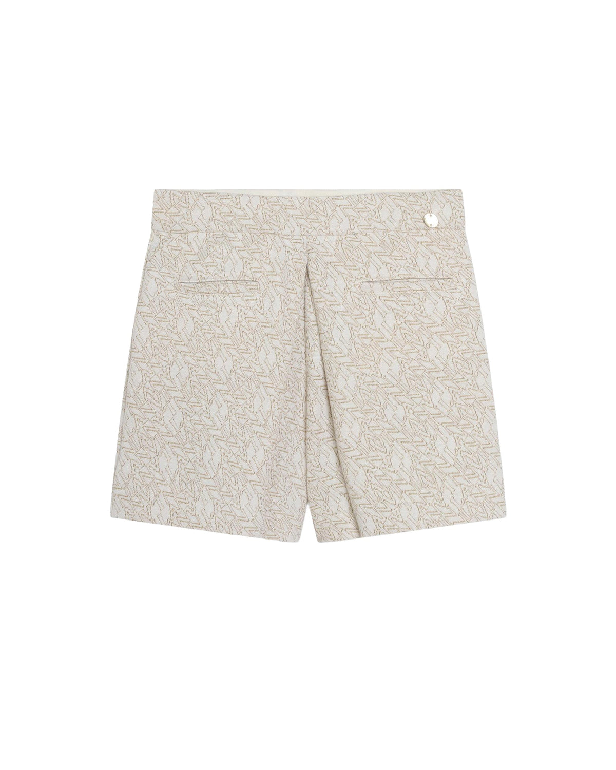 Jupe short avec logo en coton - Lumière