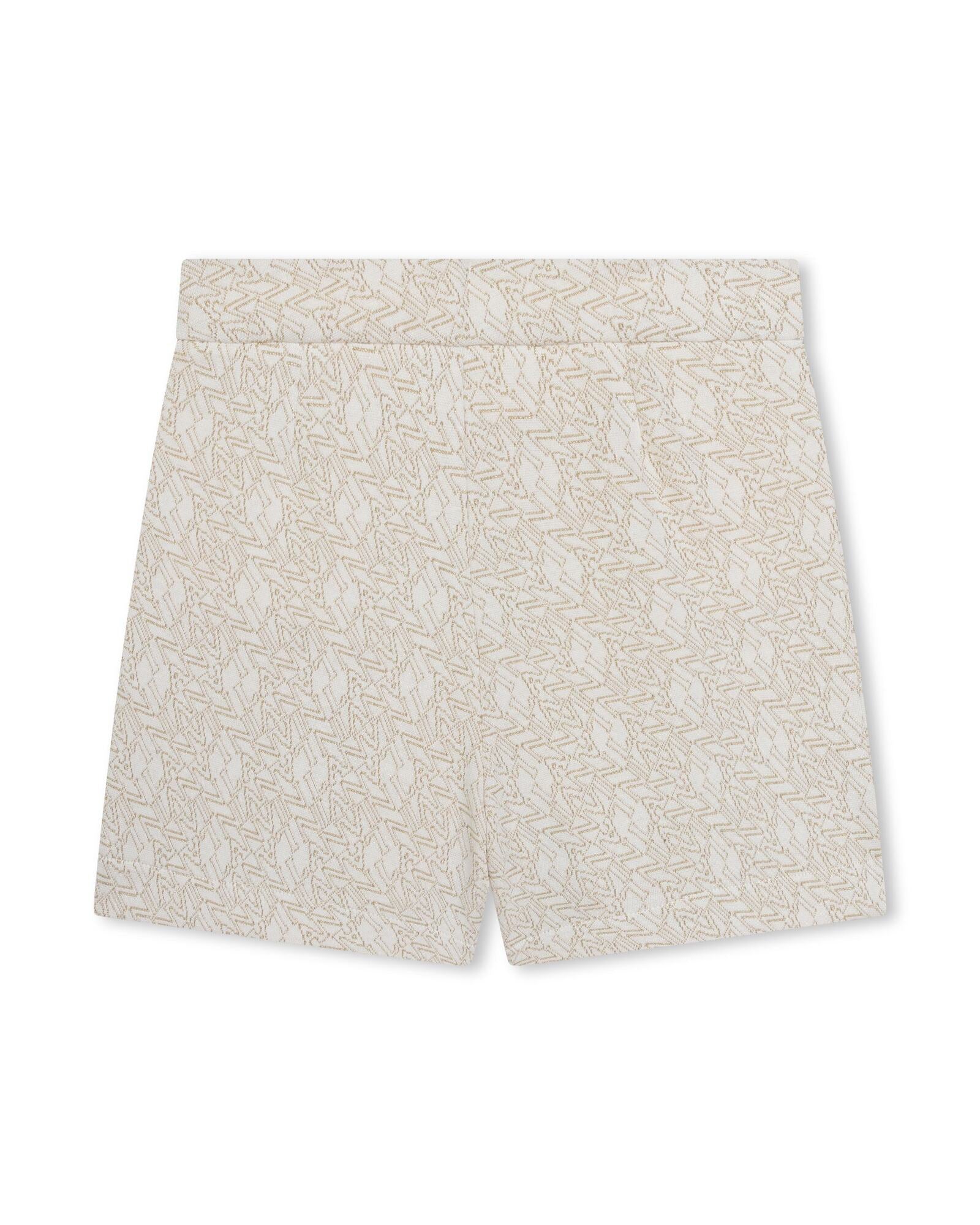 Jupe short avec logo en coton - Lumière