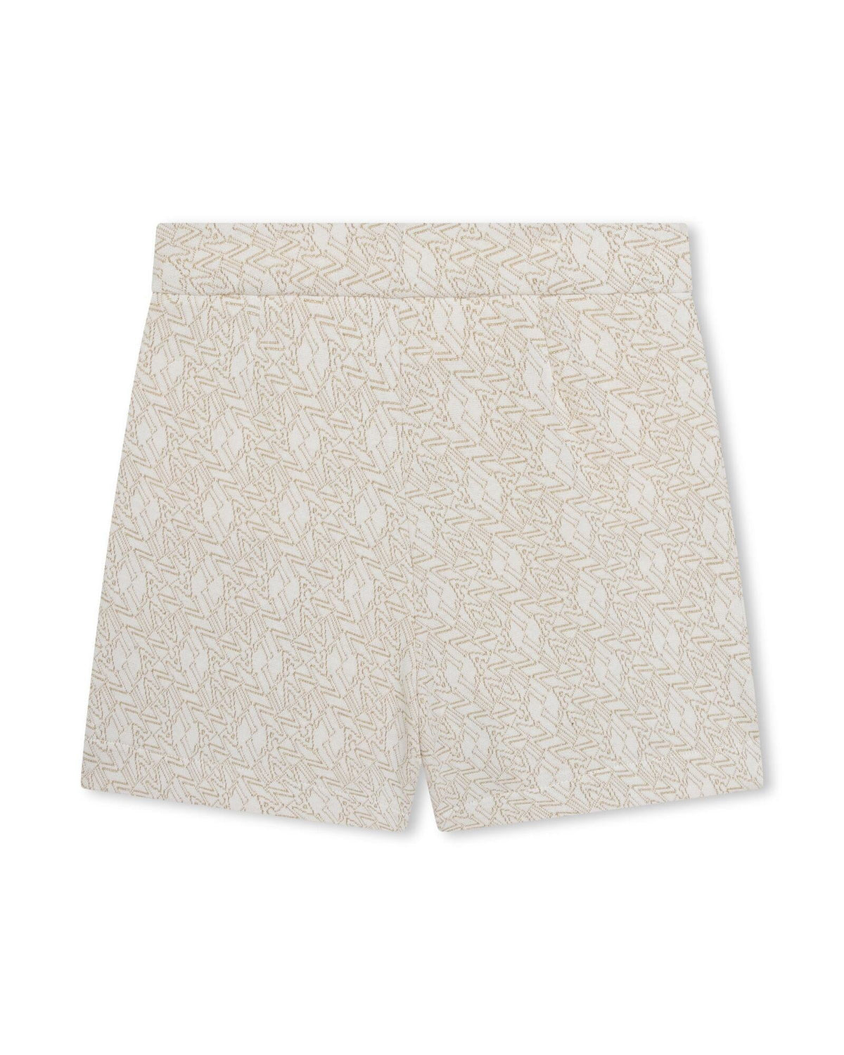 Jupe short avec logo en coton - Lumière