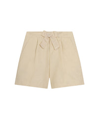 Short avec logo en coton - Sand Stone