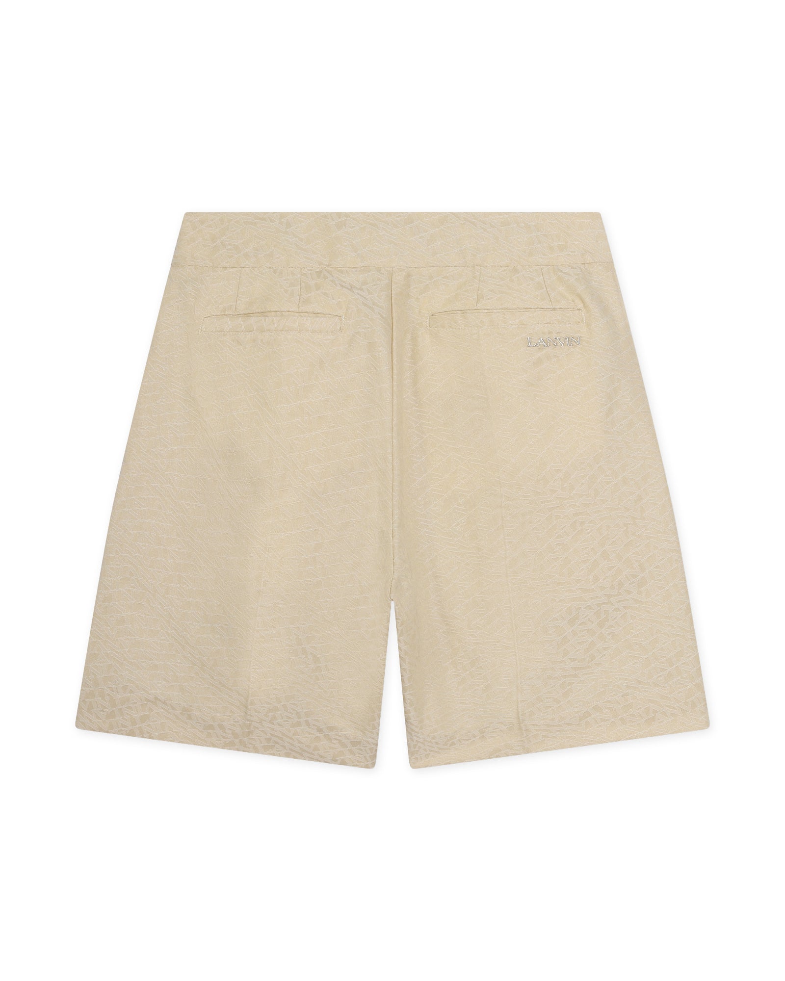 Short avec logo en coton - Sand Stone