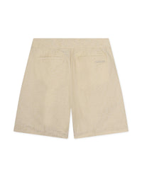 Short avec logo en coton - Sand Stone