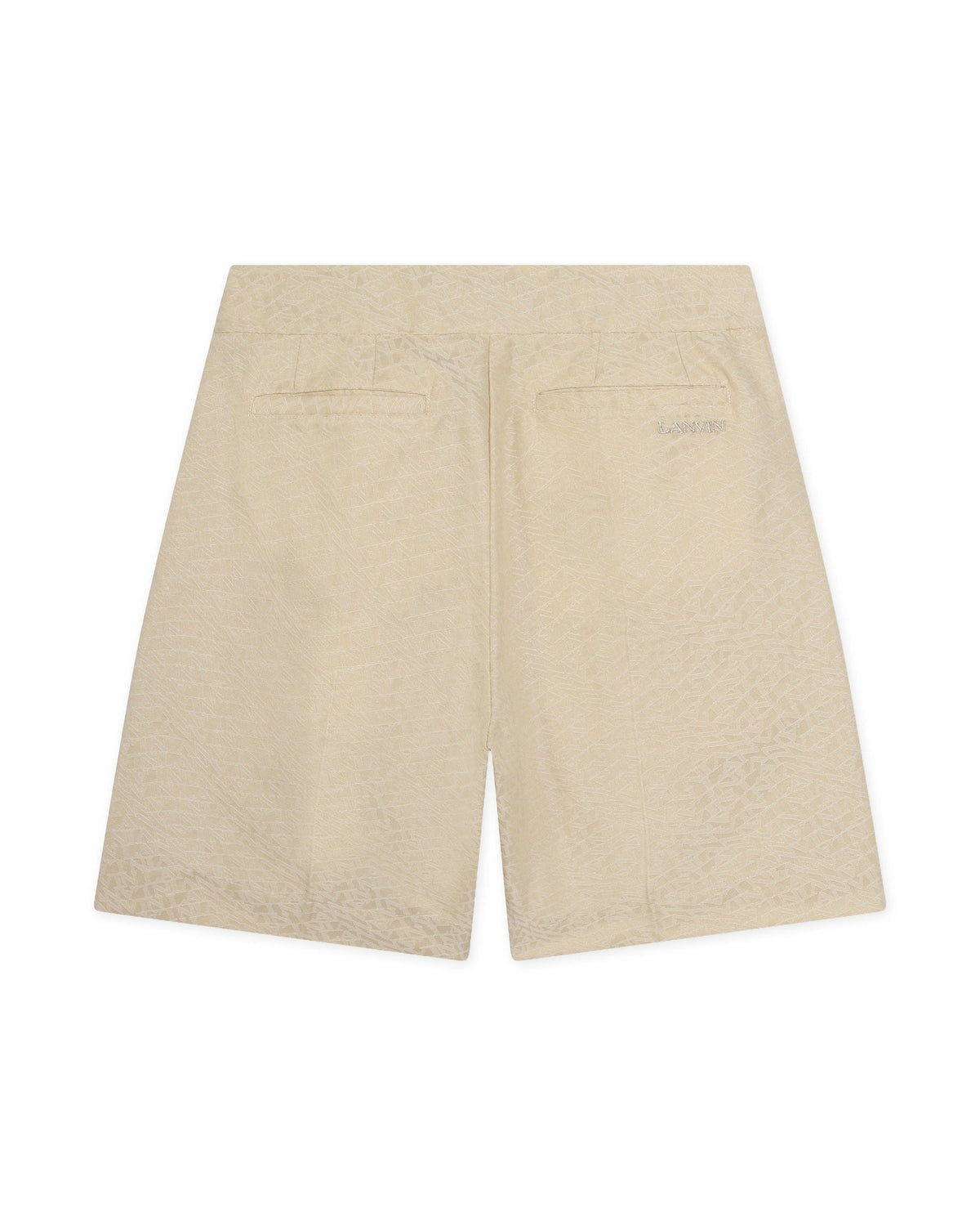 Short avec logo en coton - Sand Stone