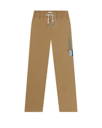 Pantalon avec logo en coton - Honey Wheat