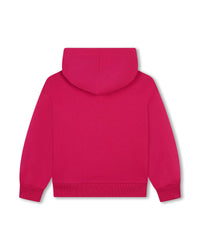 Sweatshirt à tresse Curb en molleton - Groseille