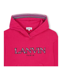 Sweatshirt à tresse Curb en molleton - Groseille