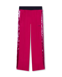Pantalon avec logo - Groseille