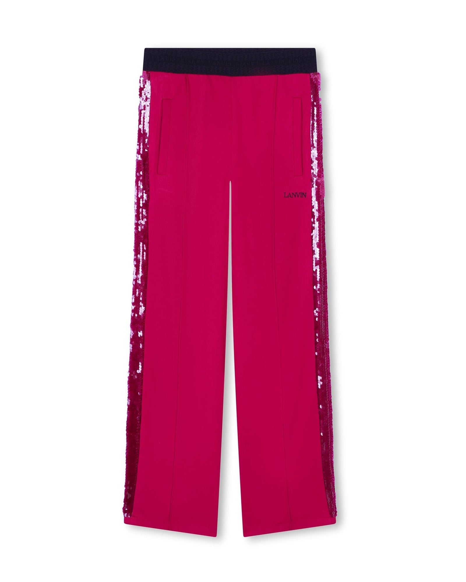 Pantalon avec logo - Groseille