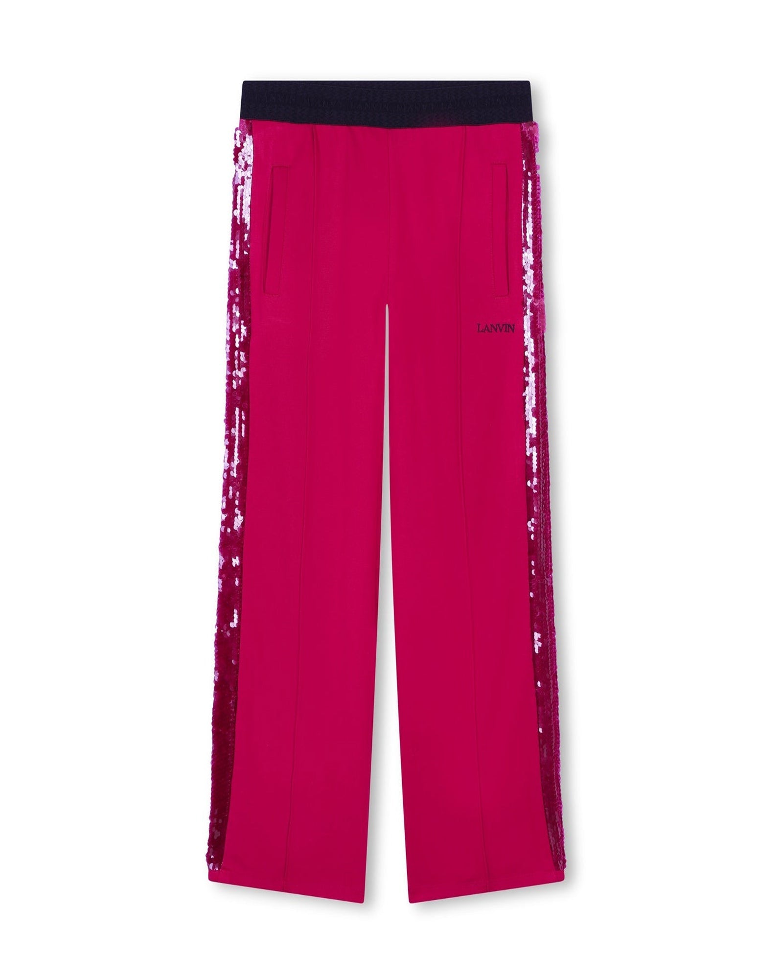 Pantalon avec logo - Groseille