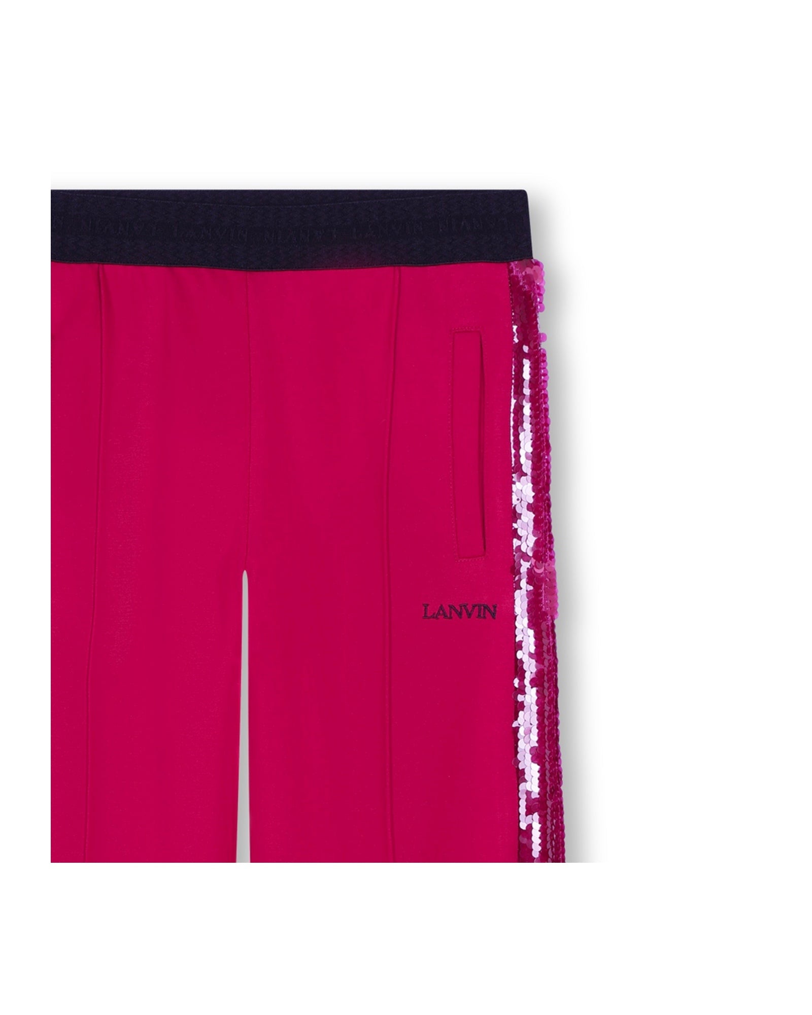 Pantalon avec logo - Groseille