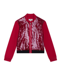 Cardigan fantaisie - Groseille