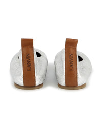 Ballerines en cuir - Silver