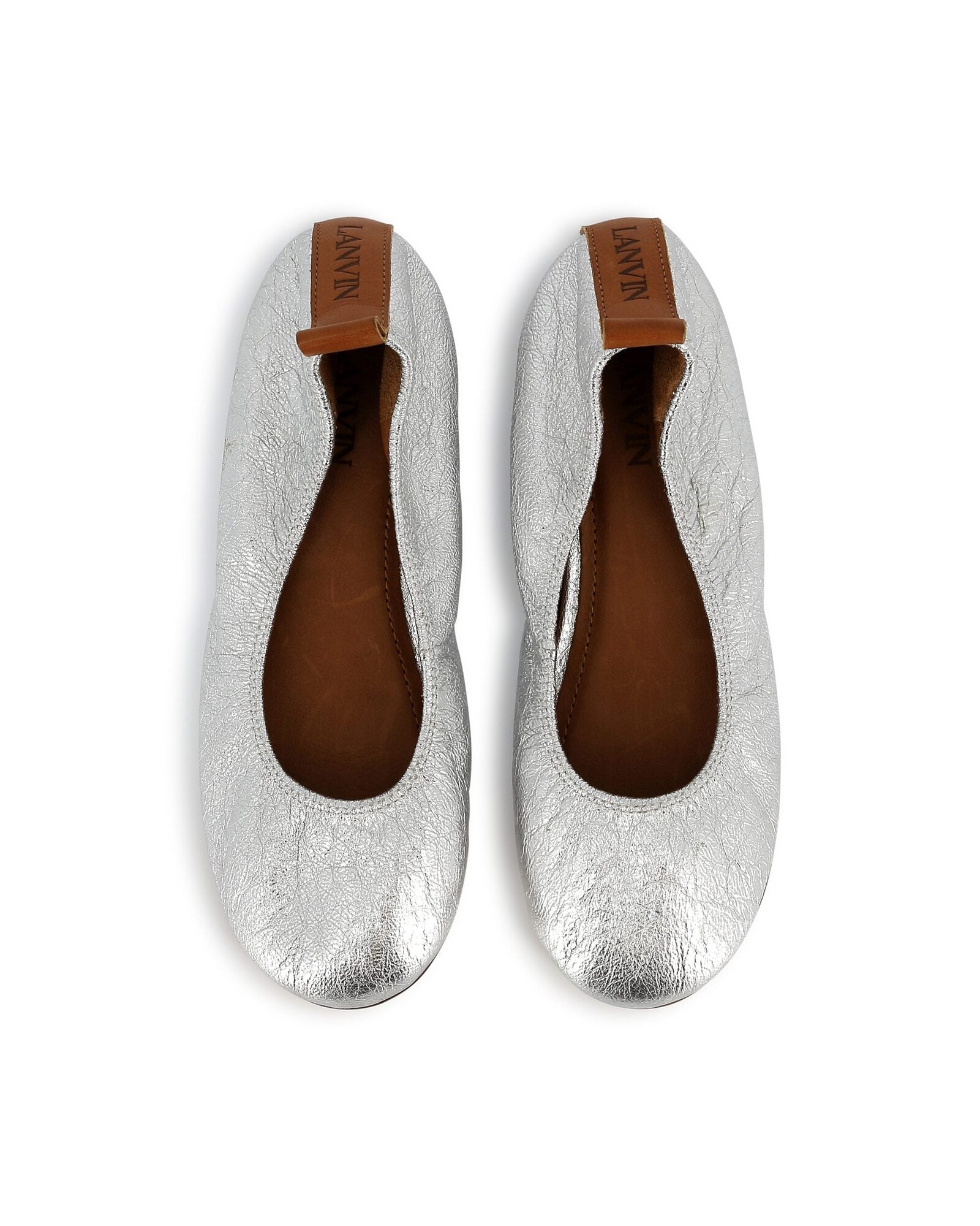 Ballerines en cuir - Silver