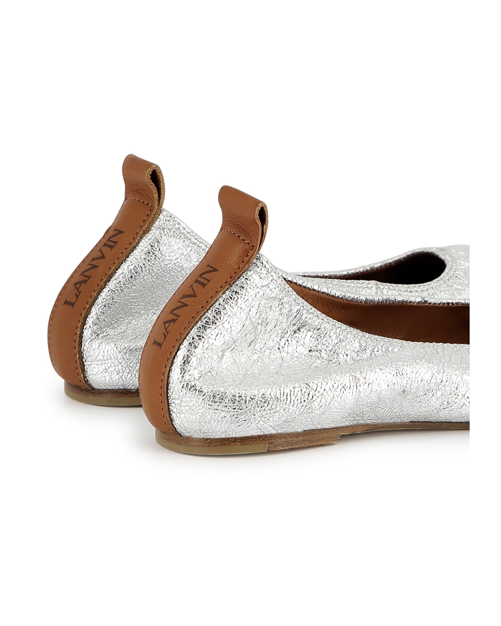 Ballerines en cuir - Silver