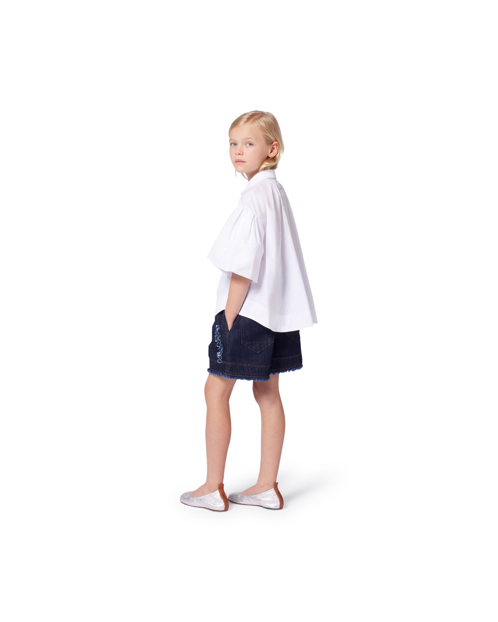 Chemise en popeline - Blanc
