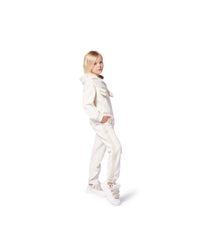 Pantalon à taille élastiquée - Albatre