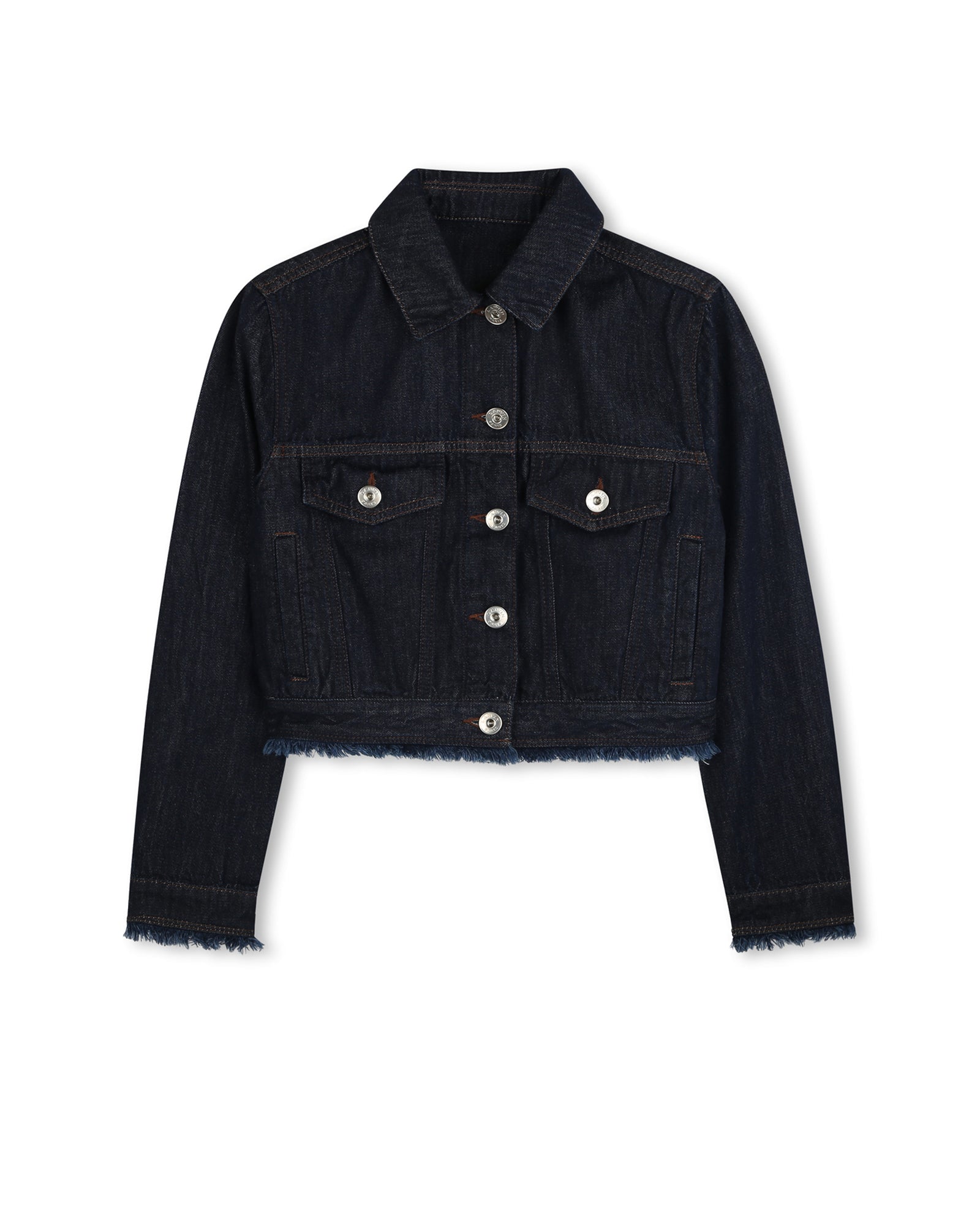 Blouson crop en denim - Rinse Wash
