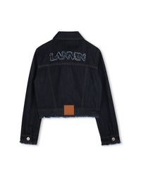Blouson crop en denim - Rinse Wash
