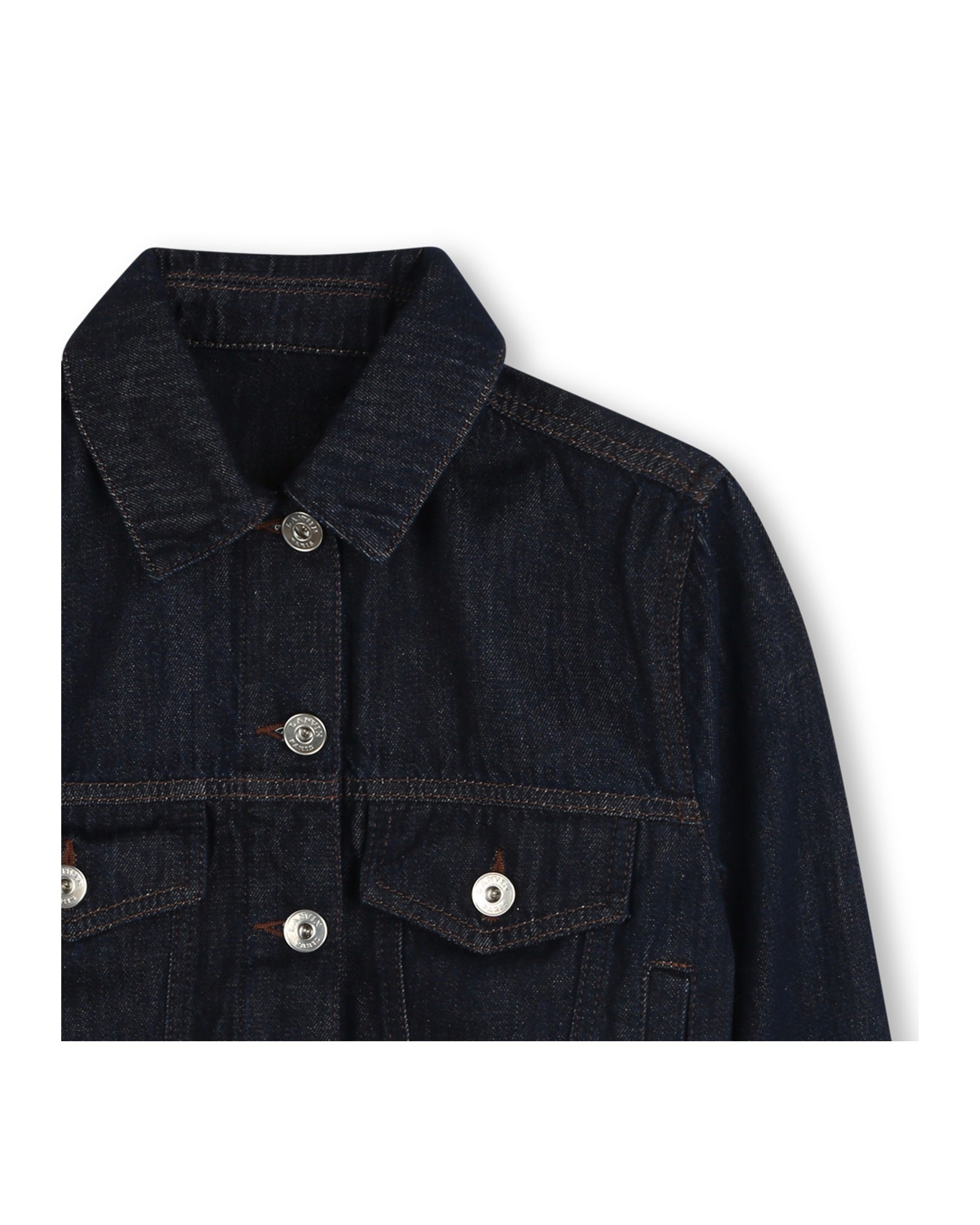 Blouson crop en denim - Rinse Wash