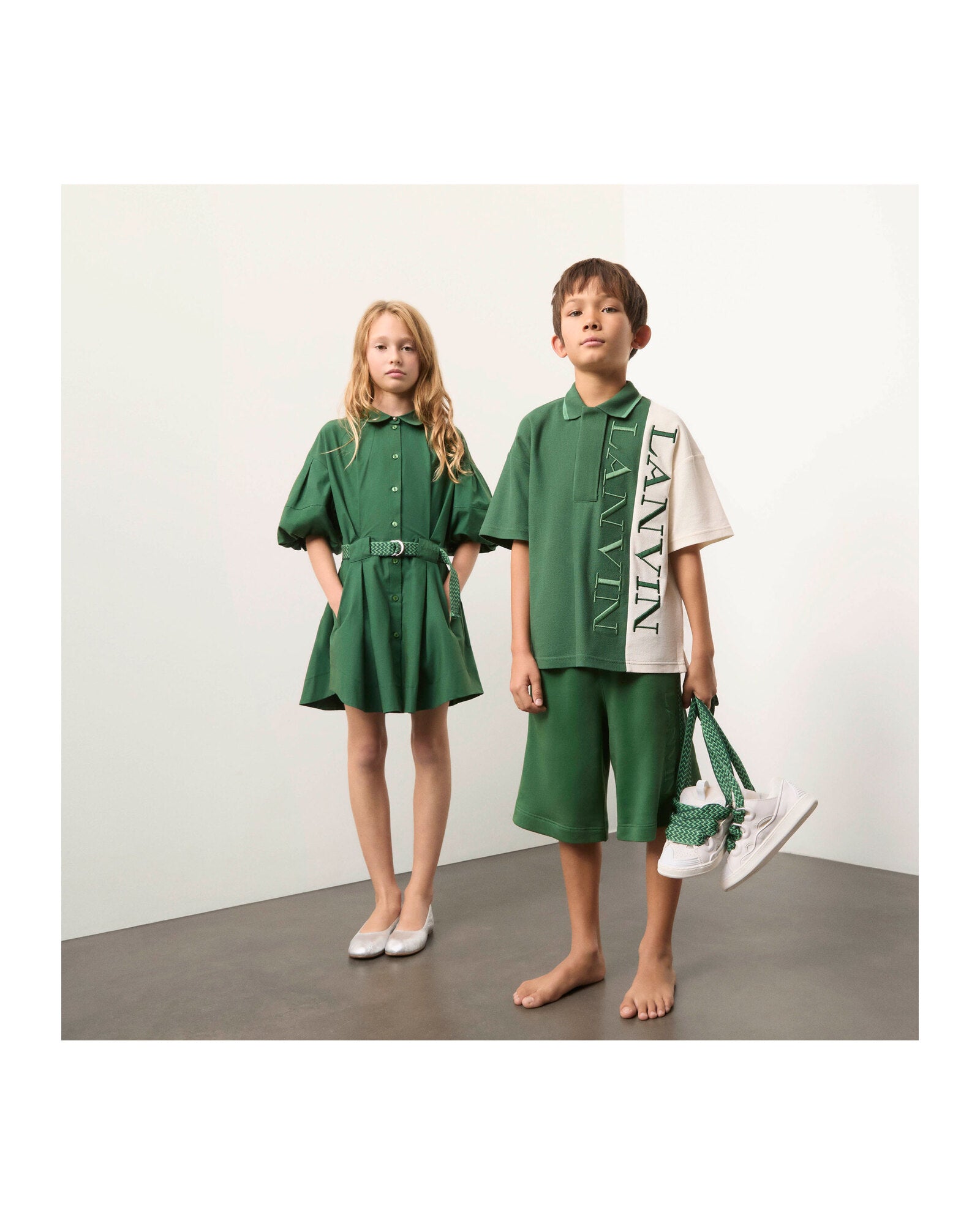 Robe chemise en popeline - Trêfle
