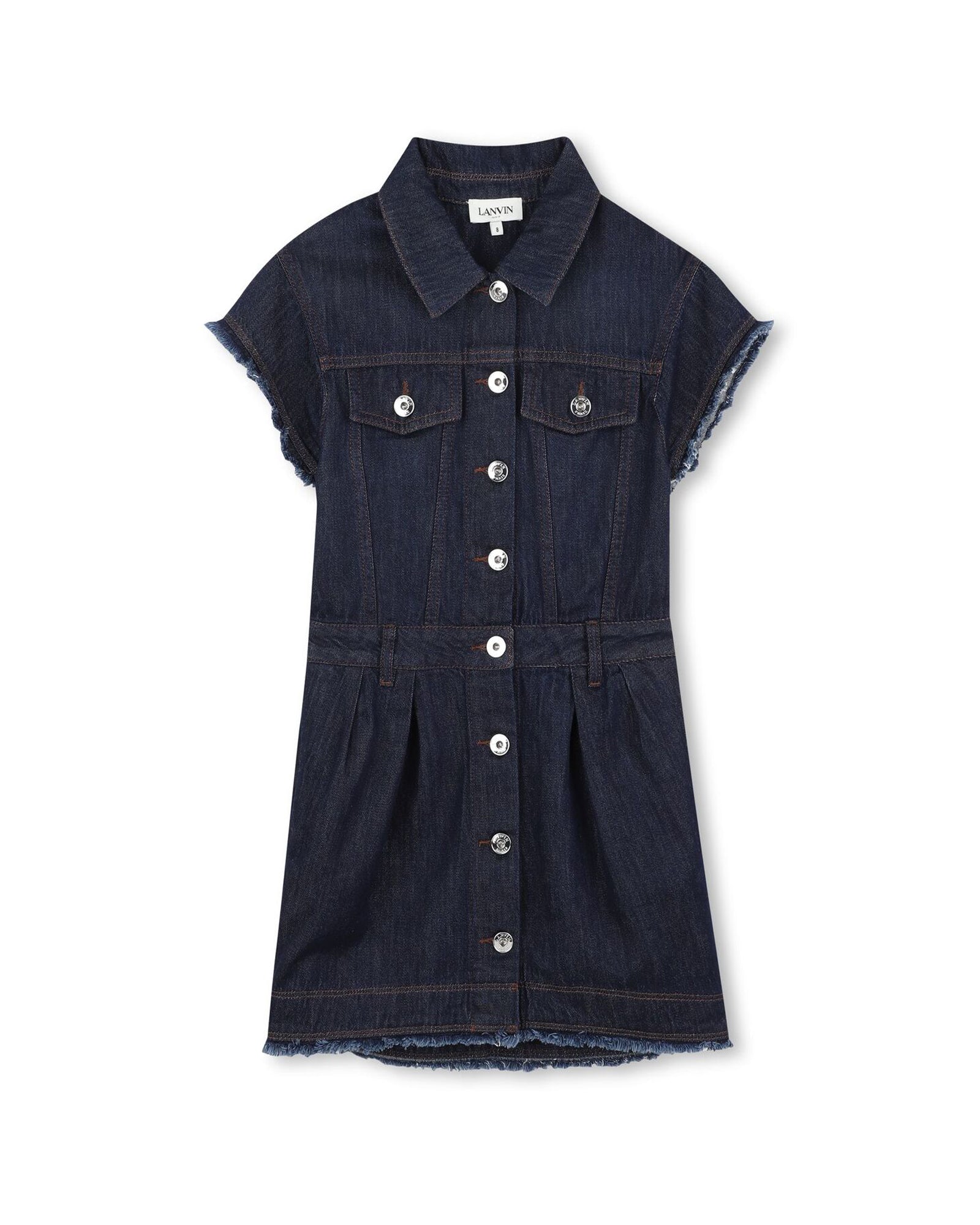 Robe manches courte en denim - Rinse Wash