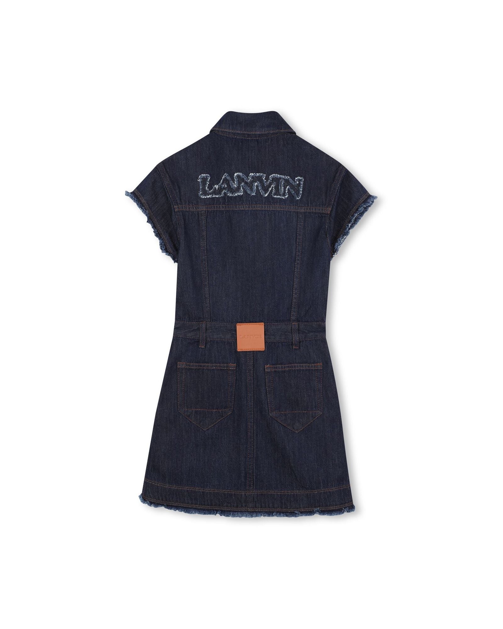 Robe manches courte en denim - Rinse Wash