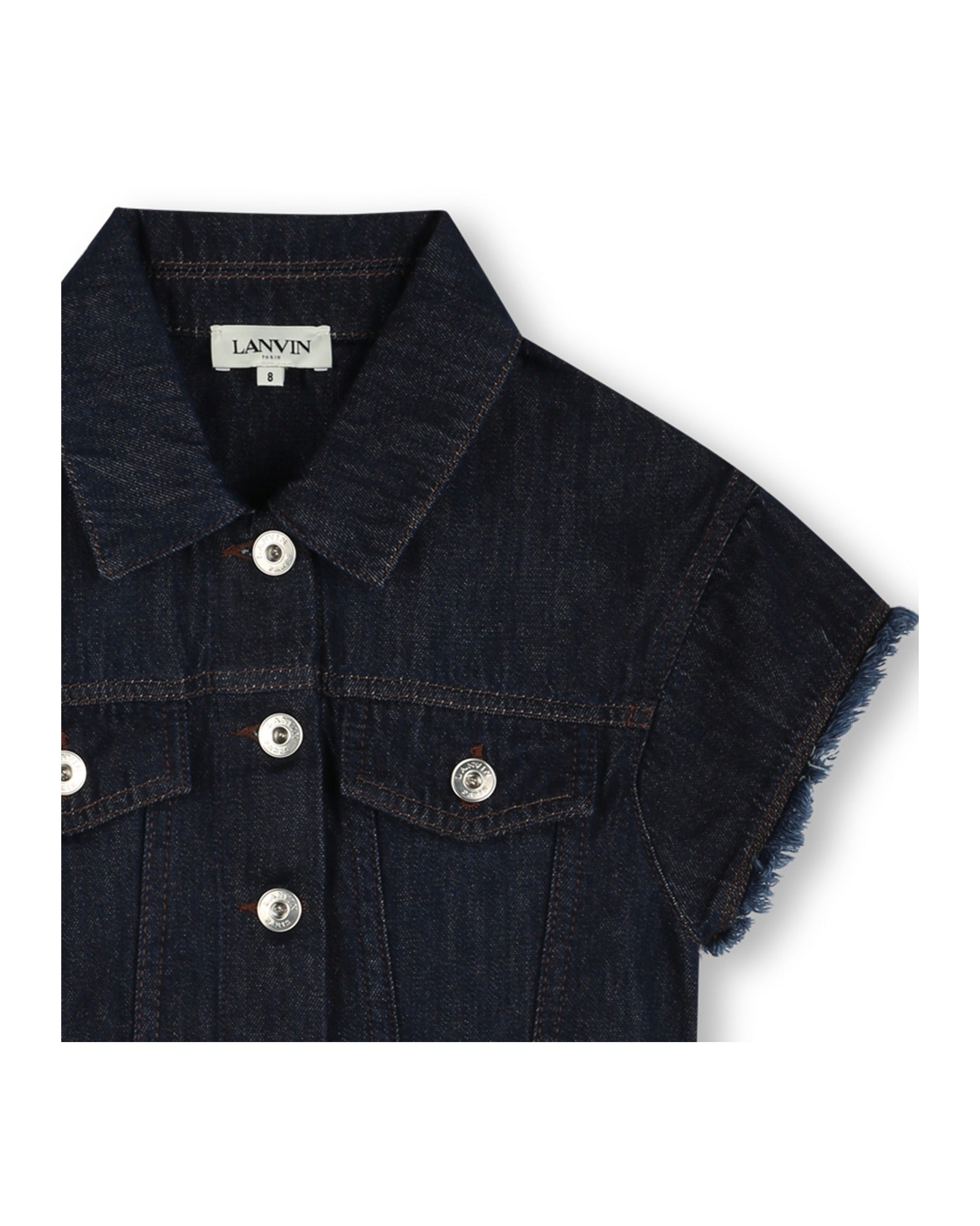 Robe manches courte en denim - Rinse Wash