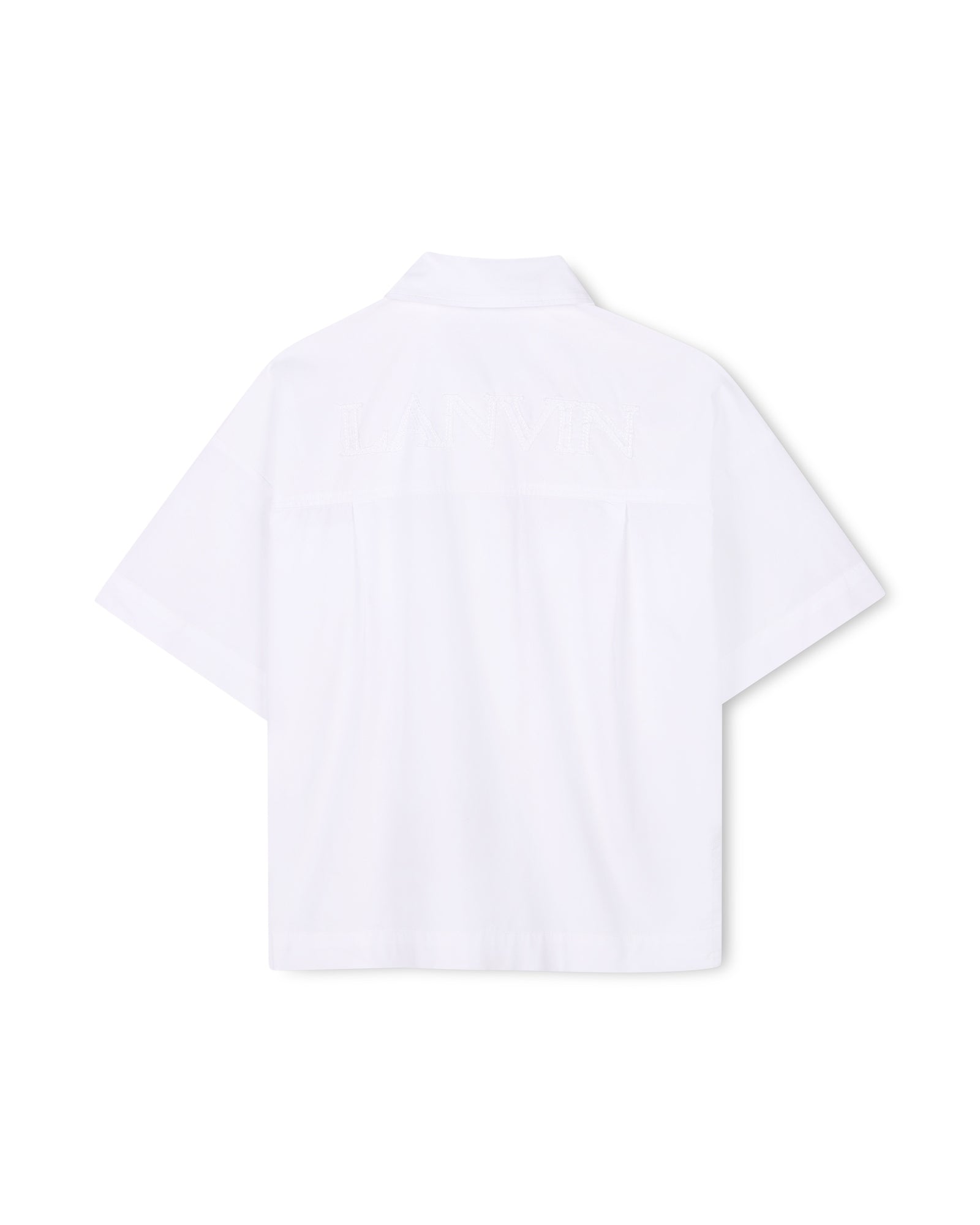 Chemise oversize en popeline - Blanc