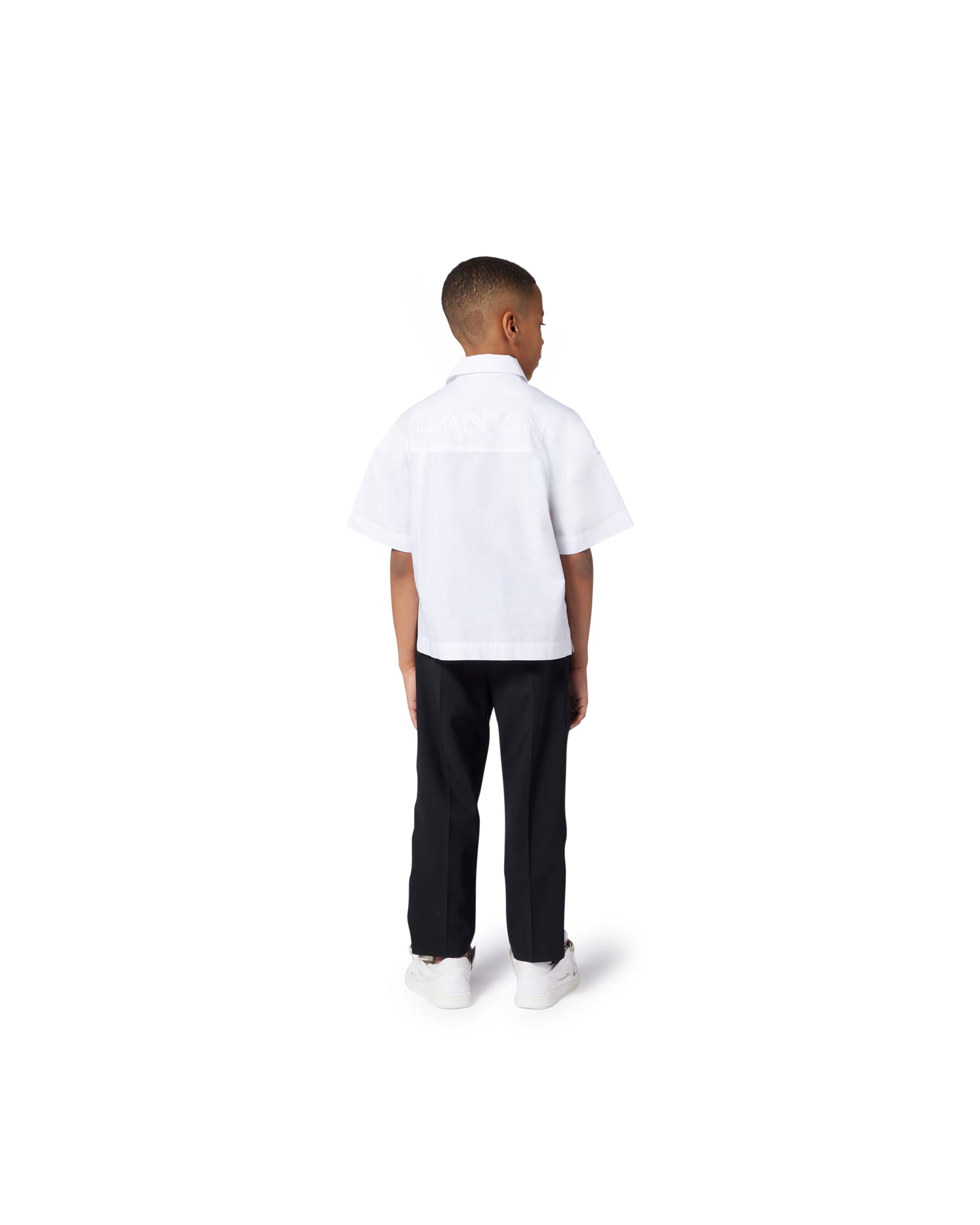 Chemise oversize en popeline - Blanc