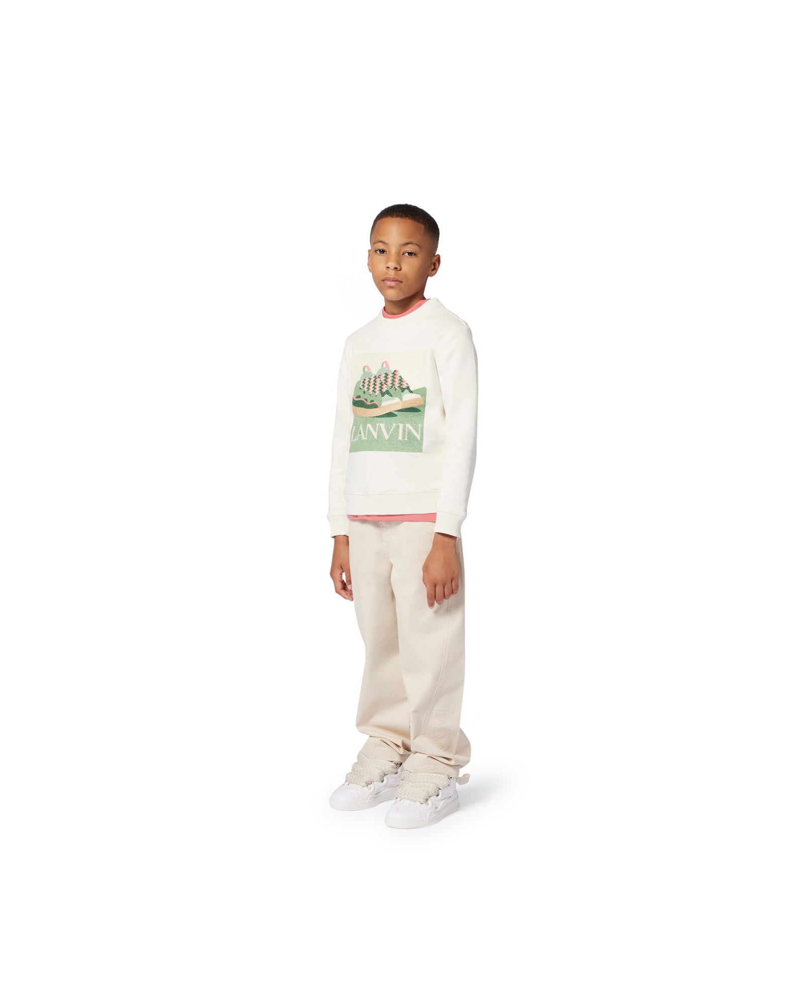 Sweatshirt en molleton - Albatre