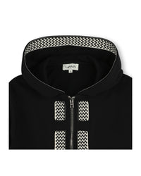 Cardigan en molleton - Black