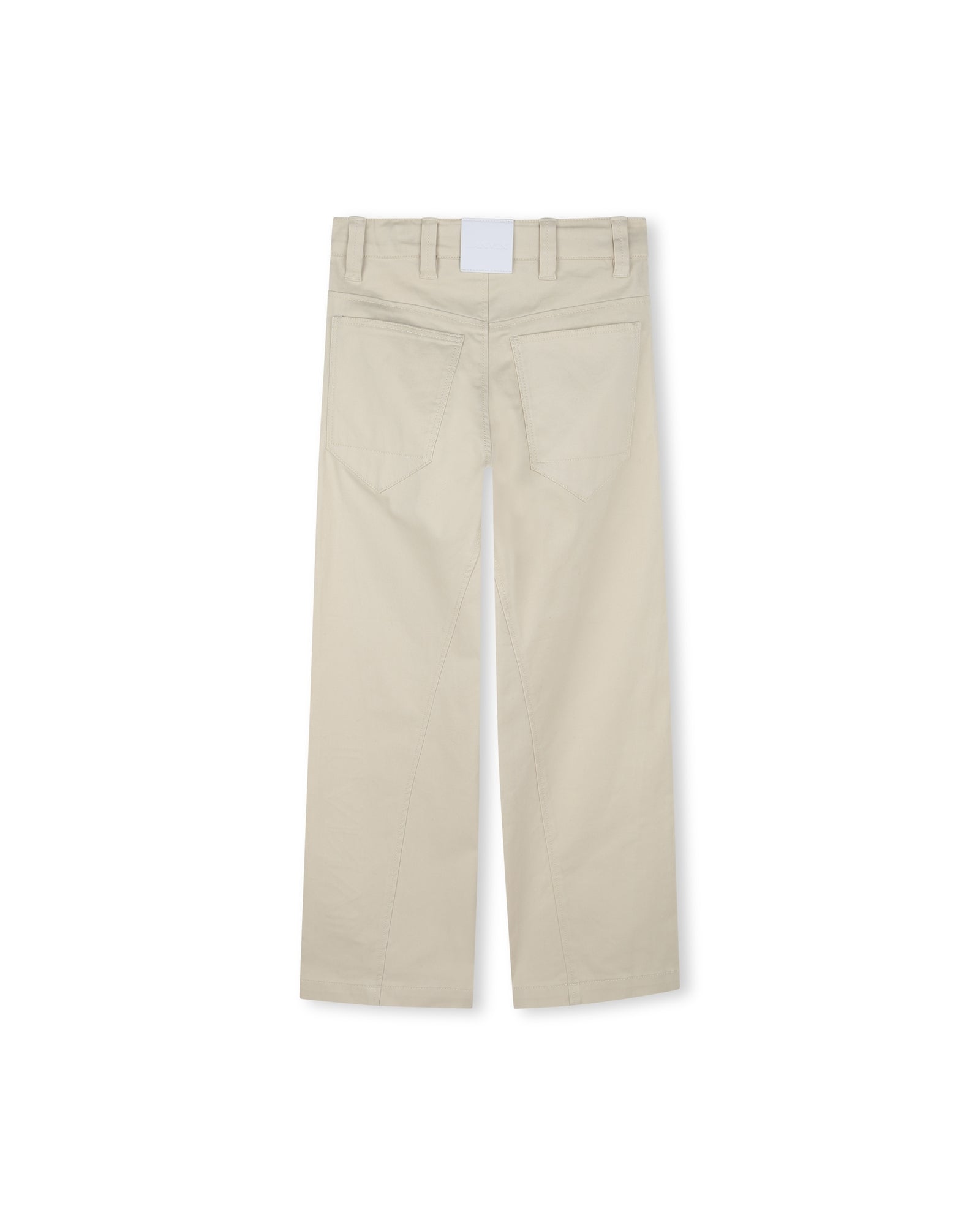 Twill trousers - Lime Stone