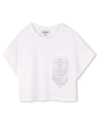 Short-sleeved top - White