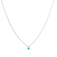 1qty RELIQUAT 380€/ QTY IN : 1-QTY OUT : 1- ST : 100% // Collier avec 1 émeraude-Blanc