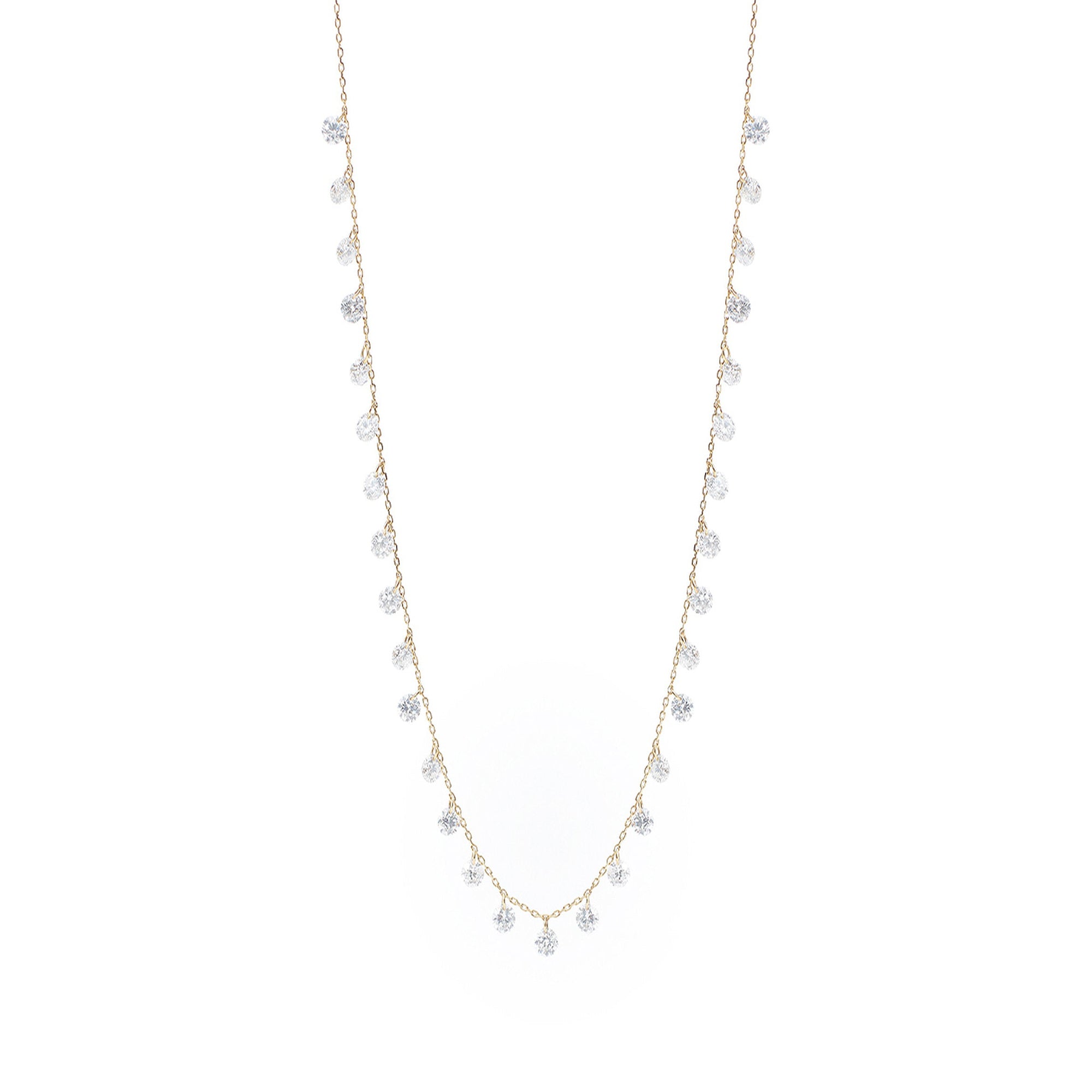 Collier Danaé serti de diamants - Or Jaune