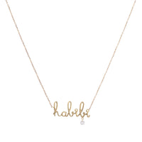 1qty RELIQUAT 390€/ QTY IN : 1-QTY OUT : 0- ST : 0% // Collier Habibi diamant -Jaune