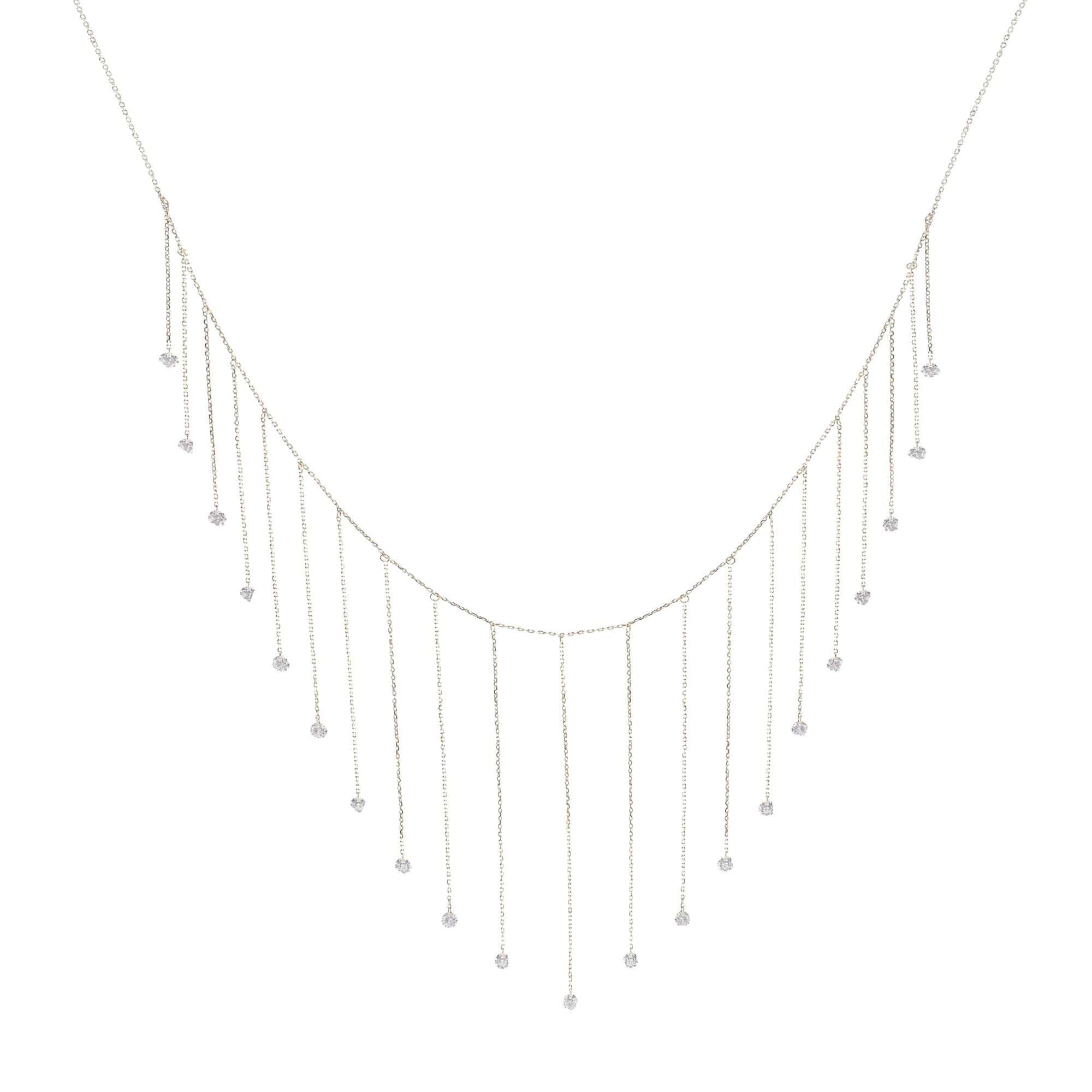 Collier Danaé serti de diamants - Or Jaune