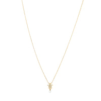 3qty NEW / Collier Étoile pavé diamant-Jaune