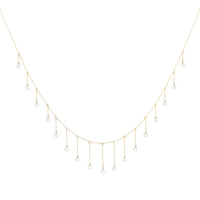 Collier Danaé serti de diamants - Or Jaune