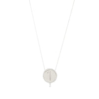 1qty NEW / Collier médaillon numéro 1-Blanc