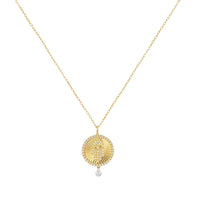 Collier Talisman Porte-bonheur - Plaqué Or