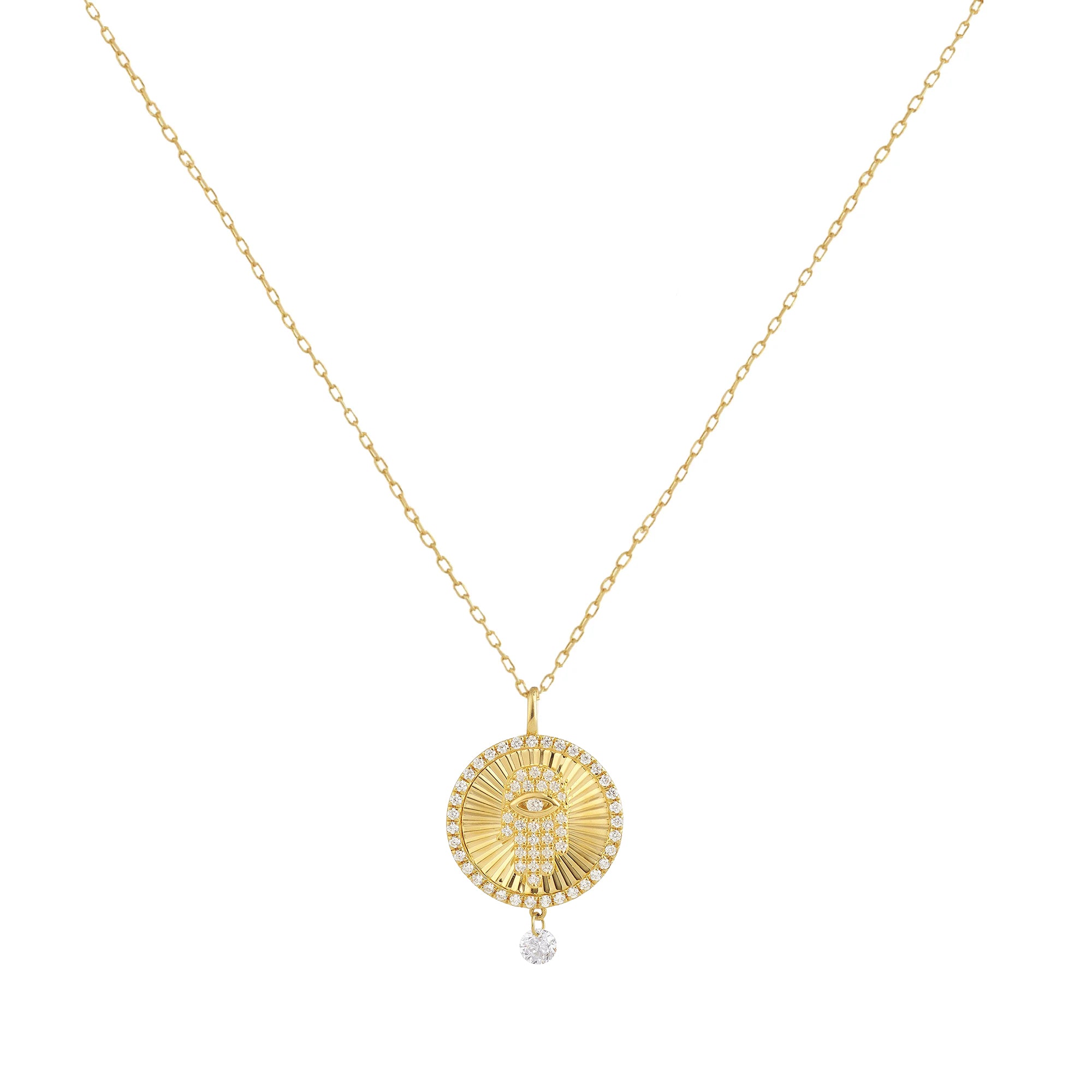 Collier Talisman Porte-bonheur - Plaqué Or