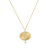 Collier Talisman Porte-bonheur - Plaqué Or
